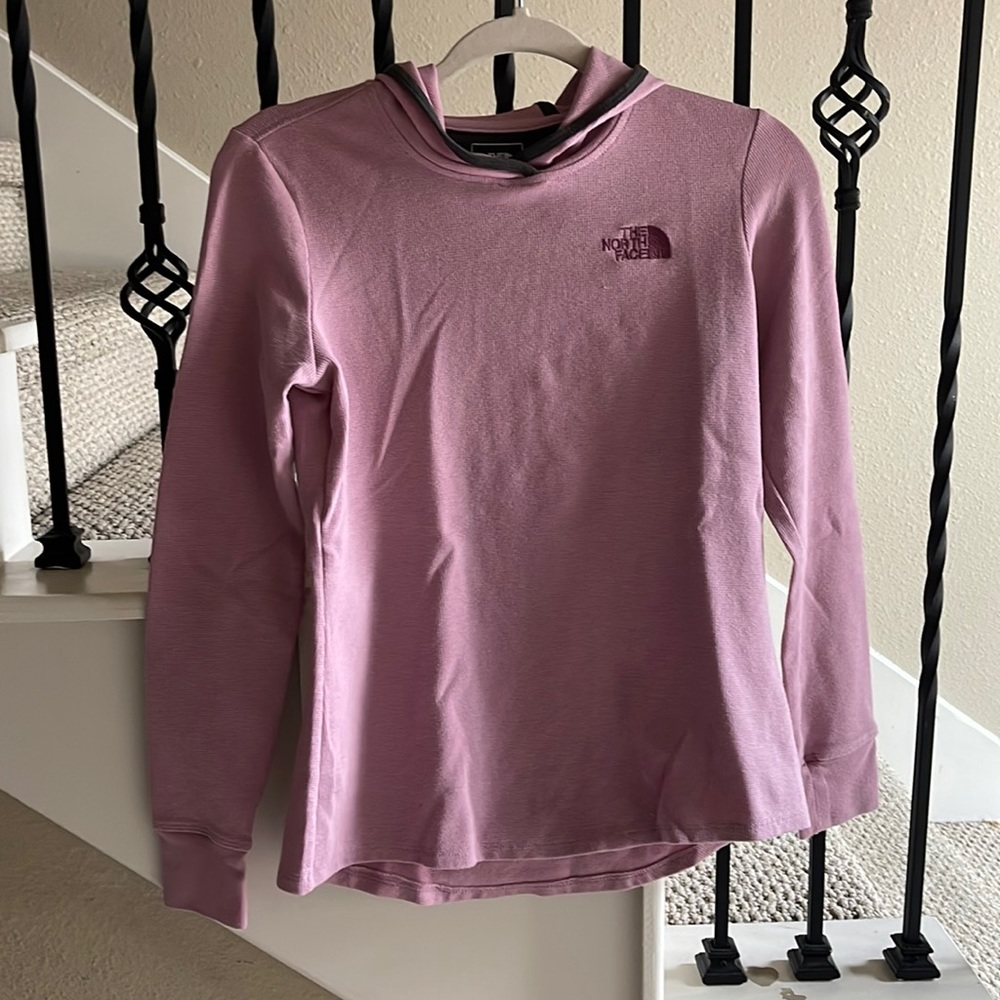 North Face hooded shirt Womens Sz S